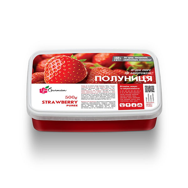 Пюре Полуниця YaGurman 500г